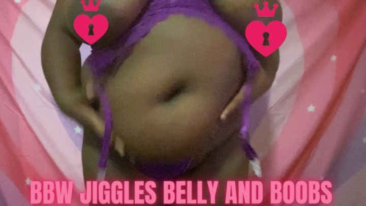 BBW JIGGLES AND BOUNCES BELLY