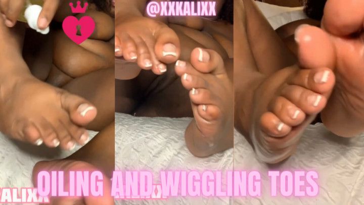 OILING AND WIGGLING TOES