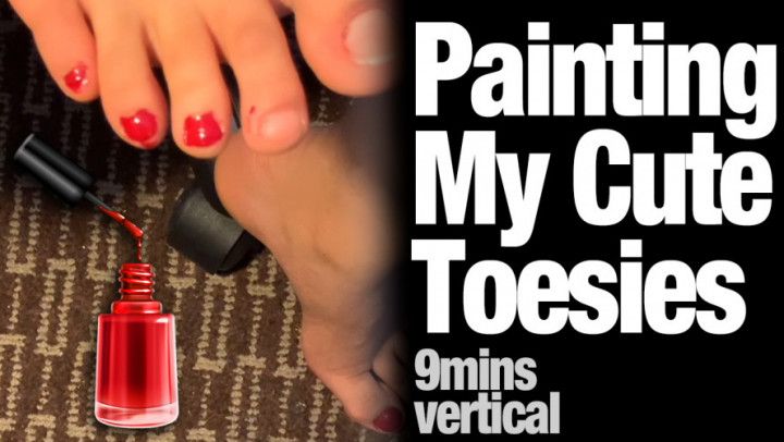 Painting My Cute Toes 1