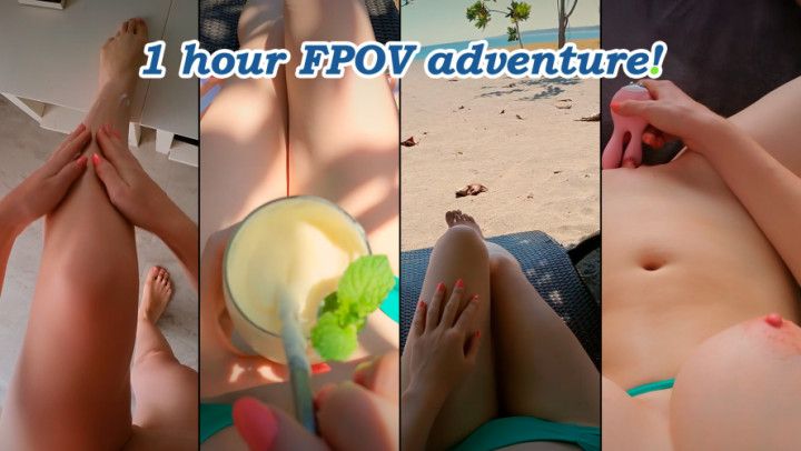 FPOV Adventure! Chill at resort, squirting at bed. Lionrynn