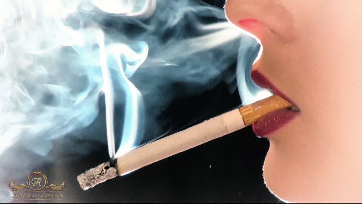 Super Close-Up Smoking