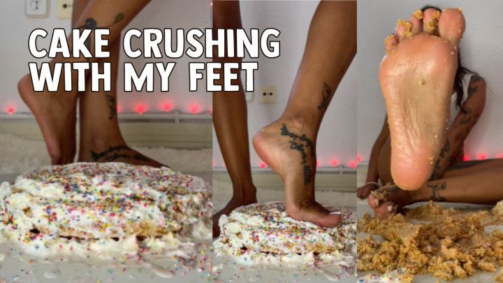 Foot Fetish Cake Smashing Adventure