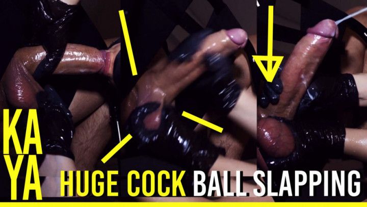 Huge Cock VS Slapping Balls for 30min