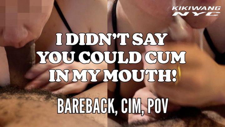 HE ACCIDENTALLY CAME IN MY MOUTH! Asian Cums On Reddit Dick