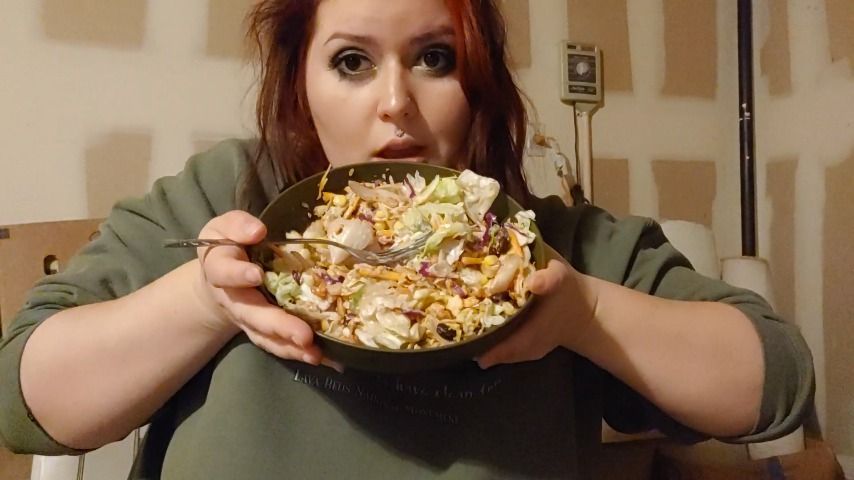 SFW Salad Mukbang