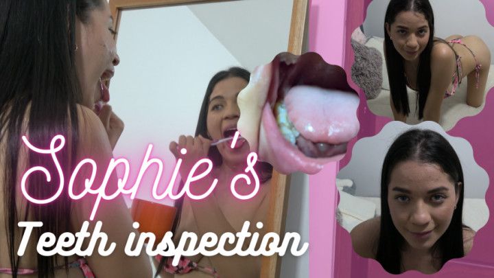 Sophie teeth inspection! 4K