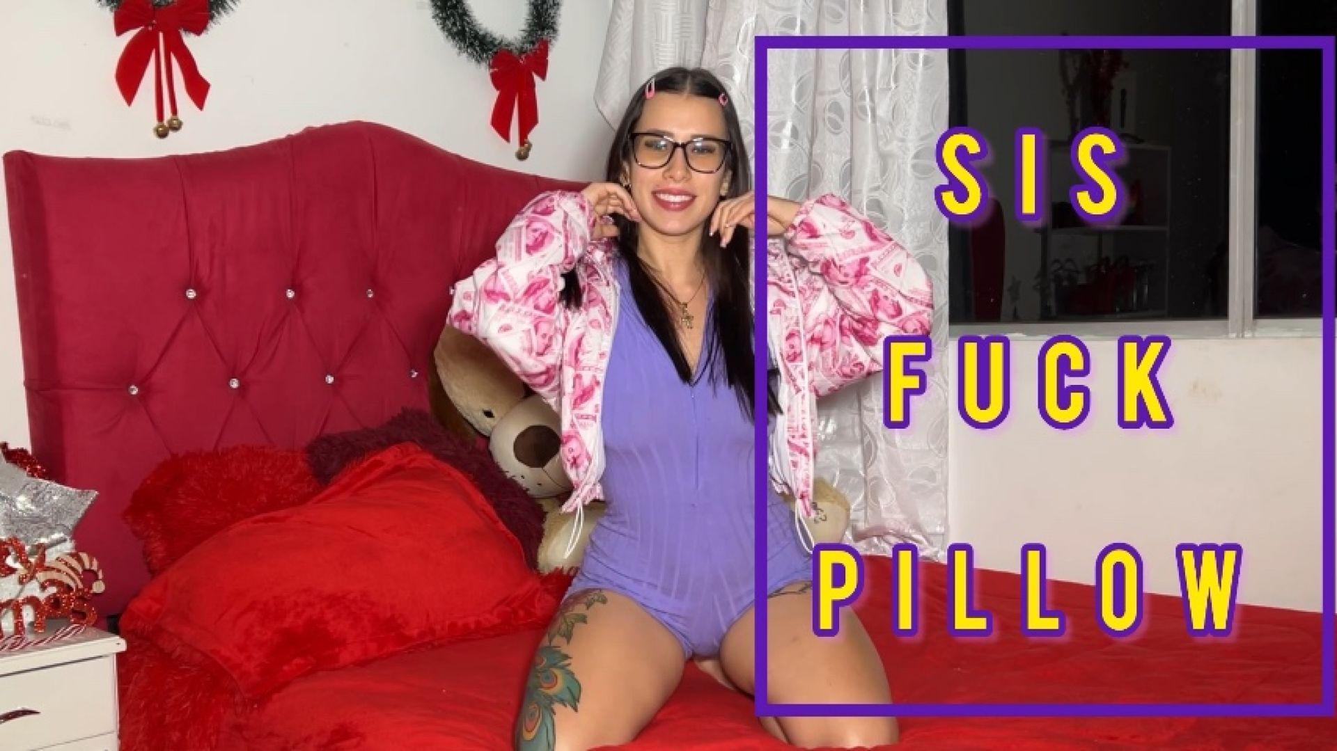 Your sis fucking a pillow