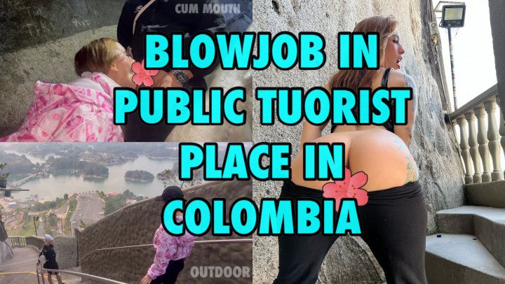 Blowjob in a tourist place in Colombia