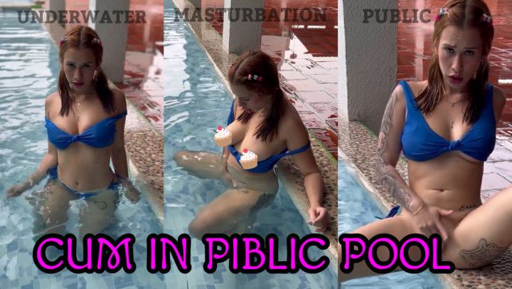 I get horny in a public  piscine