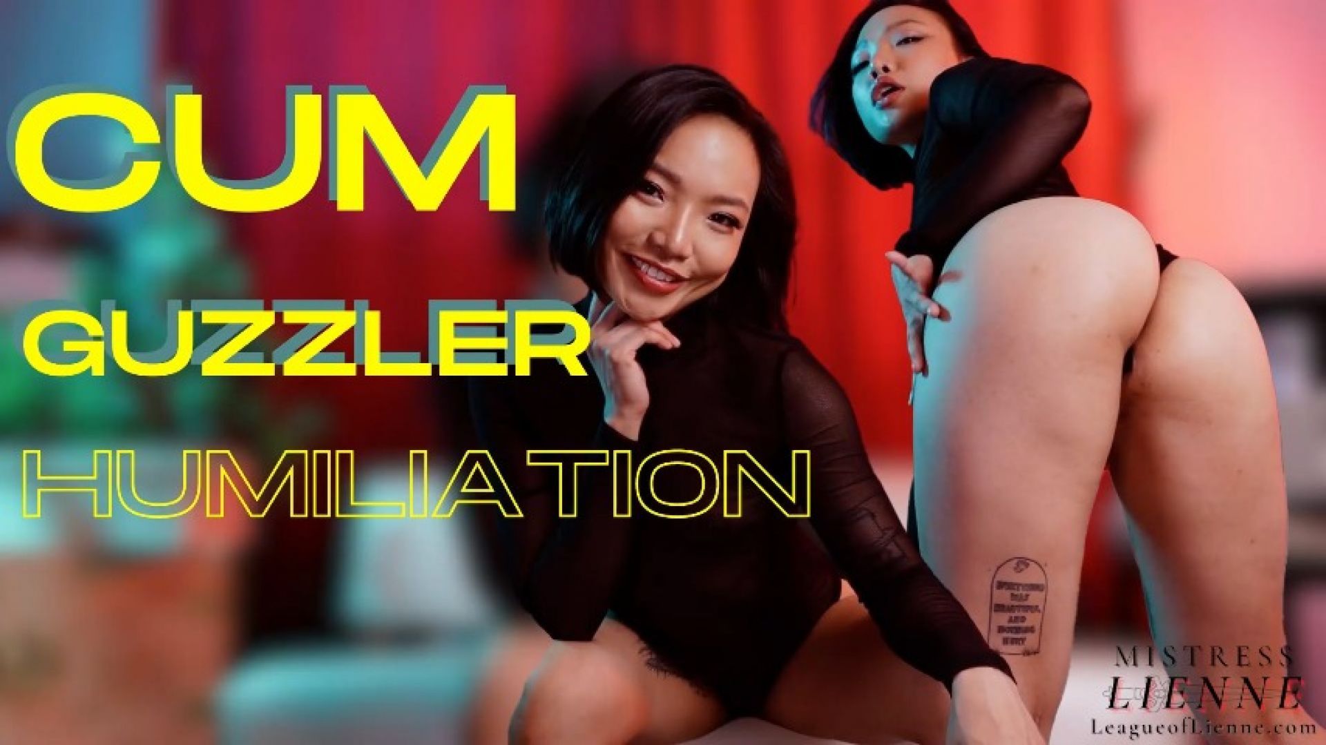 CUM GUZZLER HUMILIATION