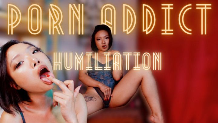 PORN ADDICT HUMILIATION ... again