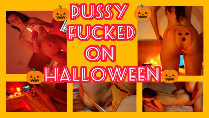 HALLOWEEN - GHOST FUCKED MY PUSSY ASSJOB CUM ON MY PUSSY