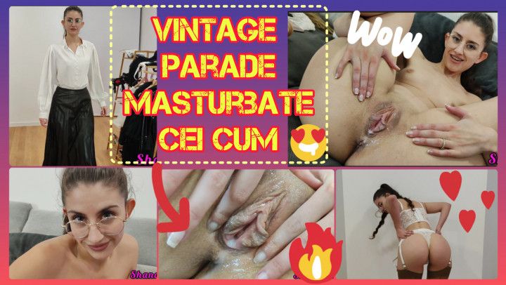 VINTAGE CLOTHES ELEGANT LINGERIE CREAMPIE CEI DILDO FUCK