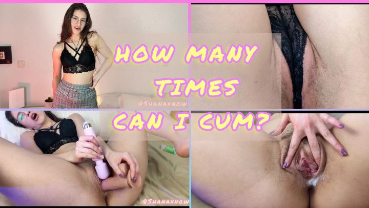 DIRTY TALKING HOW MANY TIMES CAN I CUM