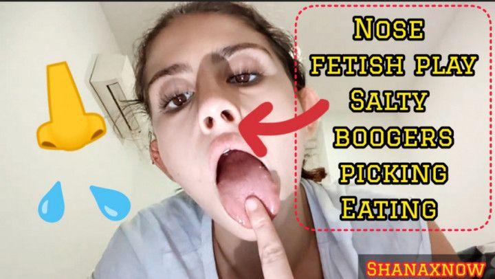 NOSE FETISH SNOTS PICKING BOOGERS PLAYING NOSTRILS