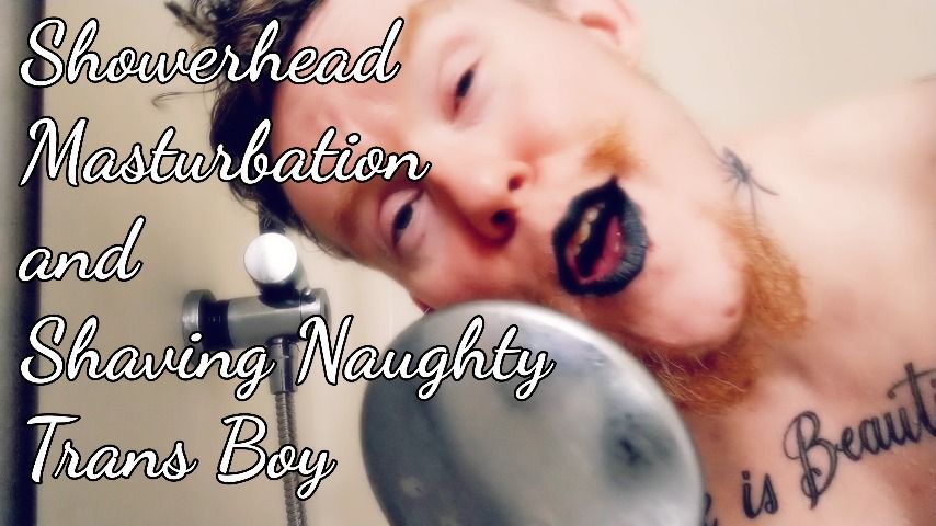 Showerhead Masturbation and Shaving