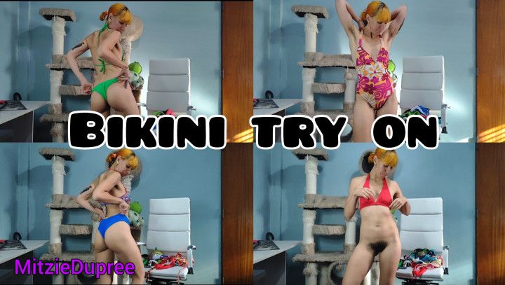 Bikini try on