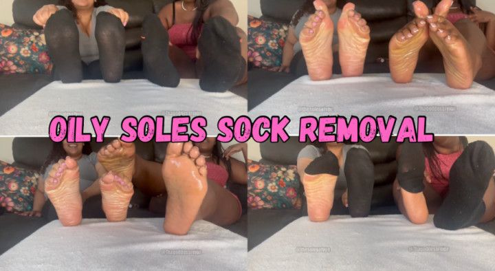 Oily Soles Sock Removal ft Goddess Vee