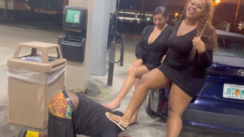 Gas Station Foot B*tch Pt 2