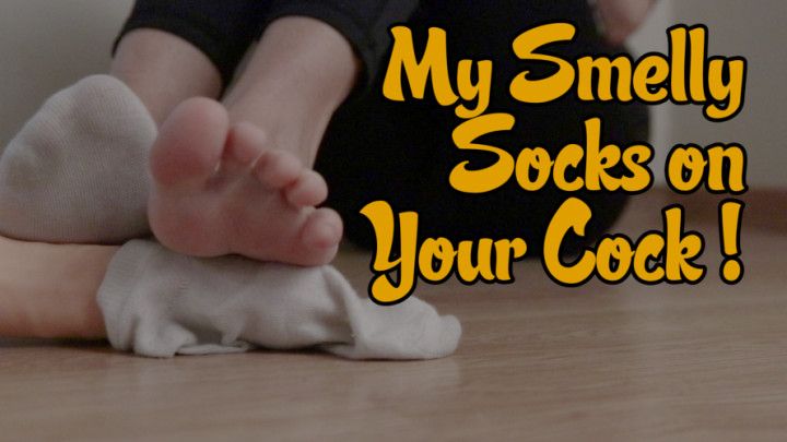 White Ankle Socks Massages Your Cock