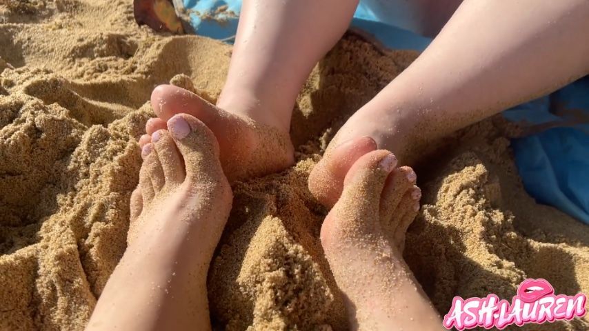 Footsie Outdoors In The Sand