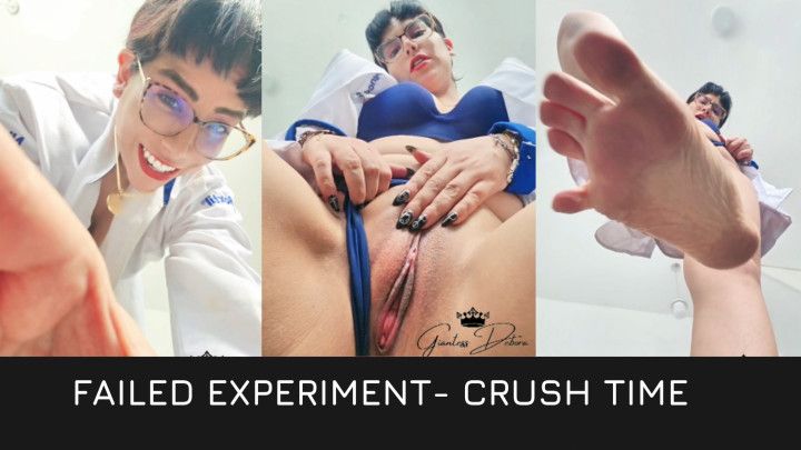 Failed experiment- Crush time