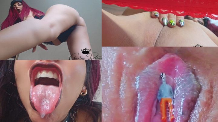 Giantess insertion with cum