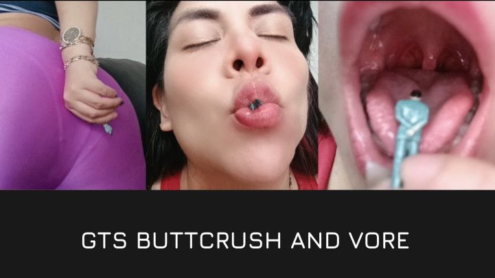 Giantess buttcrush and vore