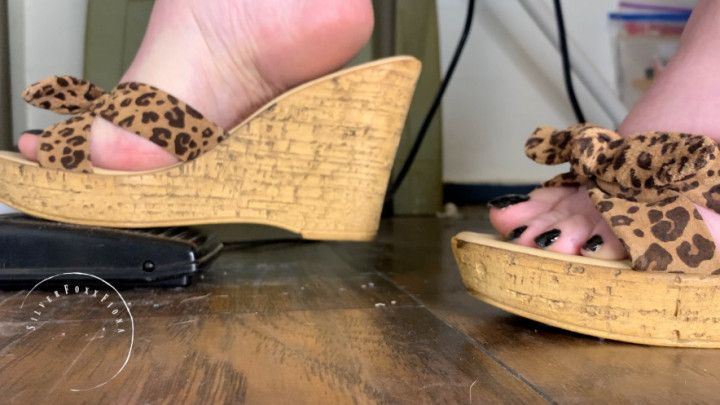 Sewing in Wedge Heels