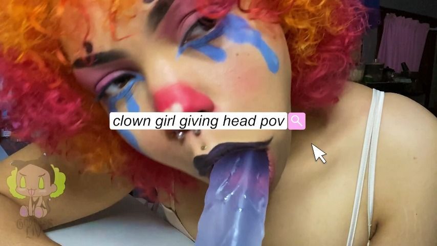 Clown Girl Giving Head POV