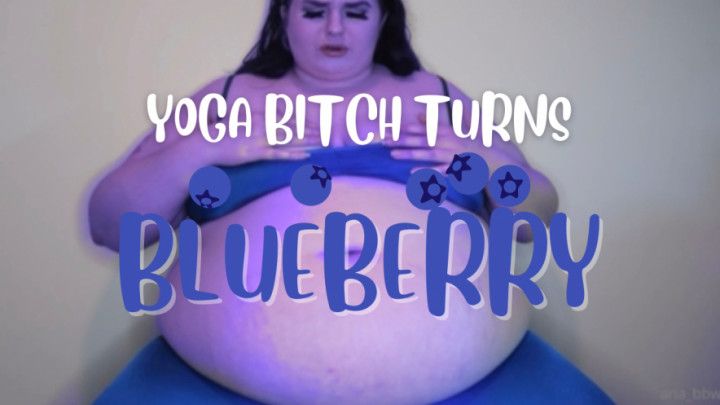 BBW Yoga Bitch Turn Blueberry