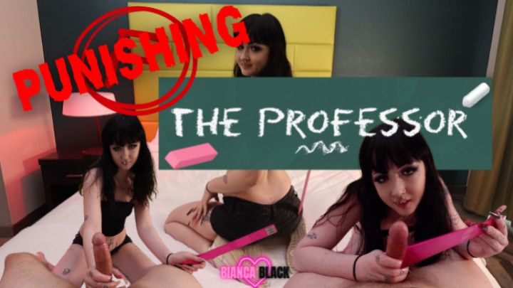 PUNISHING the Professor: CBT Femdom Handjob