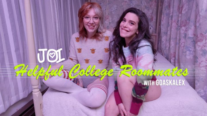 Nicole Vaunt &amp; GoAskAlex JOI: College Roommates Help You Cum