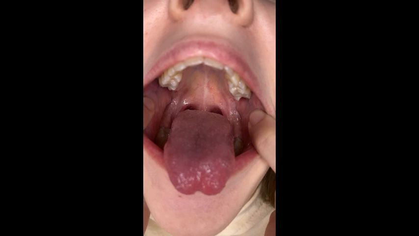 Uvula tour. Mouth fetish