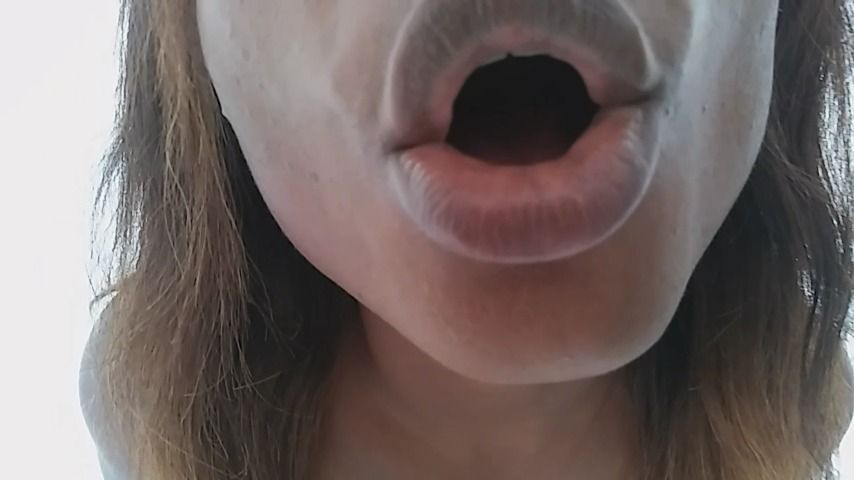 POV kissing, lip and mouth fetish