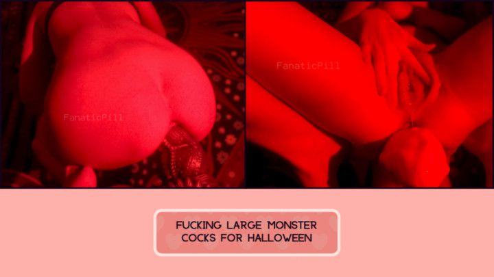 Fucking Large Monster Cocks For Halloween | BD Date Night 2