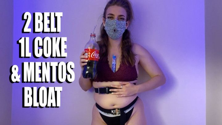 2 Belt 1L Coke + Mentos Belly Bloat