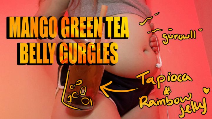 Mango Bubble Tea Belly Gurgles