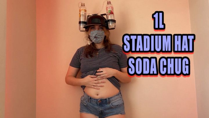 1L Stadium Hat Soda Belly Bloat