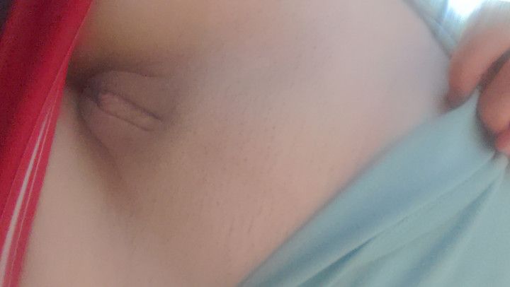 Freshly shaven pee &amp; tease