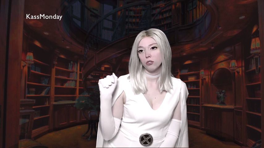 Emma Frost's Kinky Masturbation Show