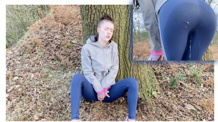 Jogger Gets Tied Up And Pisses Herself