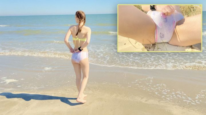 Leaking My Diaper At The Beach