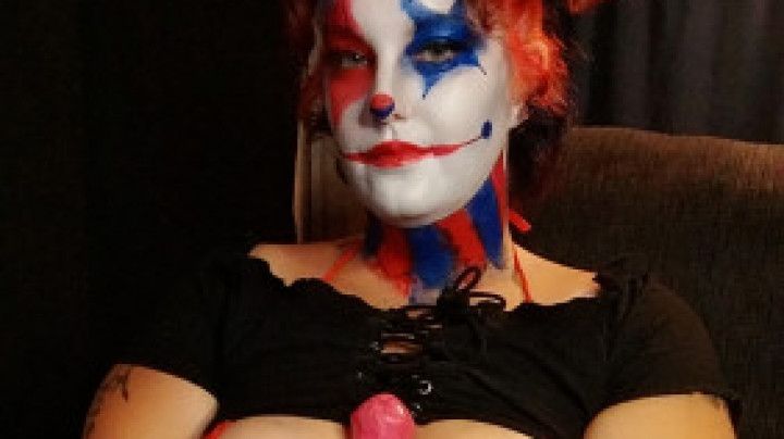 Clown titty fuck pov