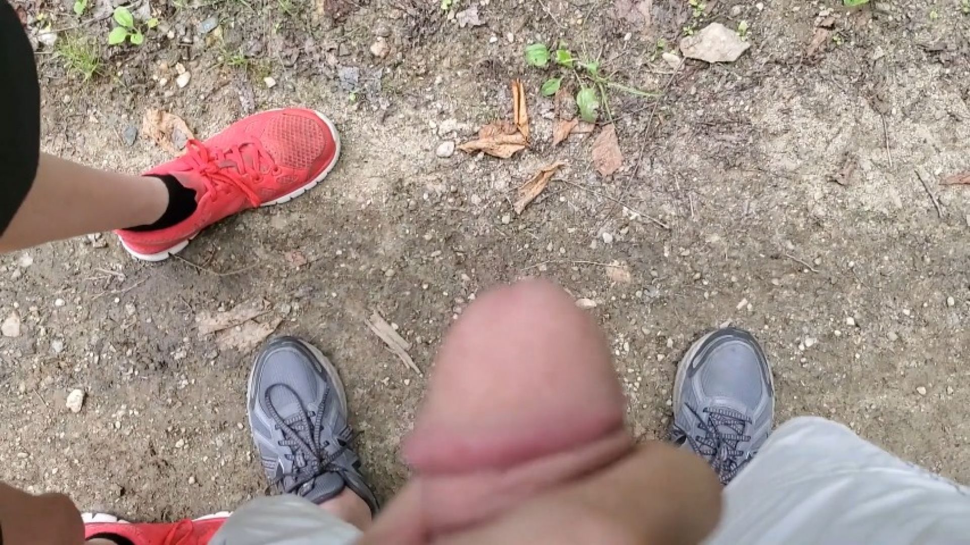 Holding My Dads Cock as he Pee's and Surprising Him