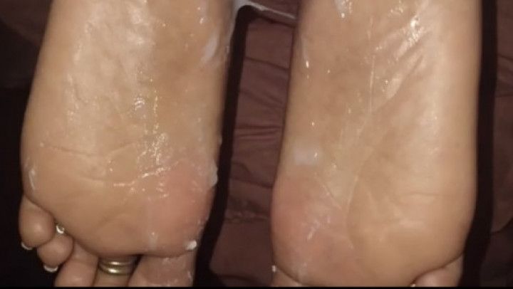 French tip footjob