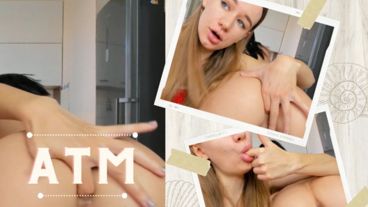 Teen Lesbians do ATM and licking pussy