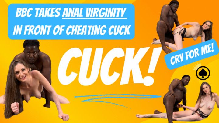 BBC Takes Anal Virginity in Front of Cheating Cuck Lucy Aura