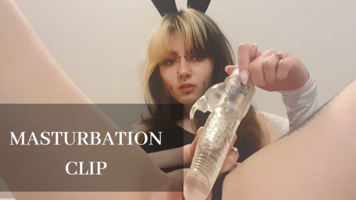 BUNNY FUCKS HER PUSSY