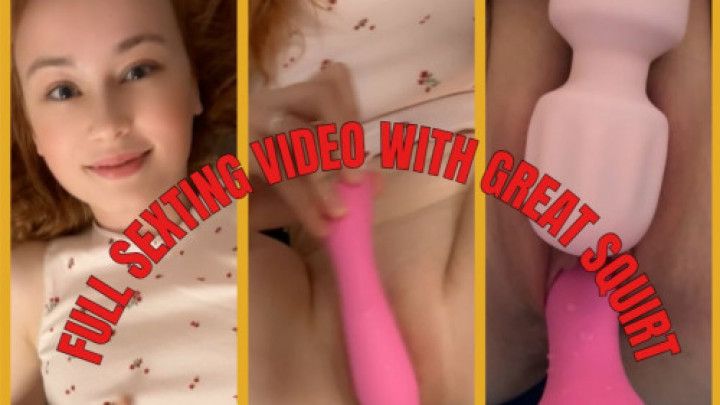 Hot Sexting Video With Toys, Vibrator And Squirting